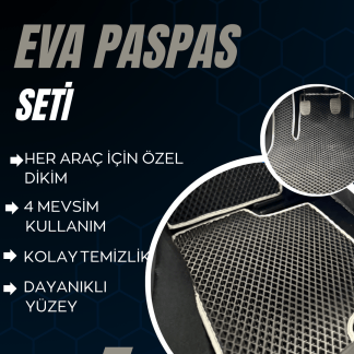 Renault Clio 4 2011-2021 model araçlara özel Eva paspas takımı