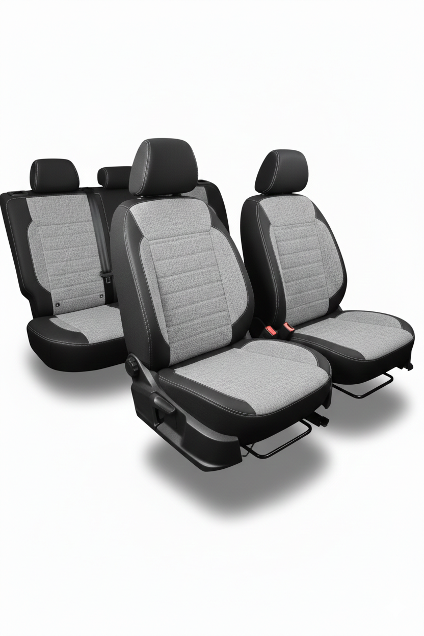 VOLKSWAGEN T-CROSS ARACA ÖZEL KOLTUK KILIFI - Görsel 3